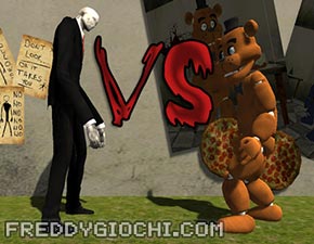 Slenderman VS Freddy Fazbear